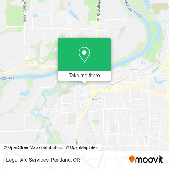 Legal Aid Services map
