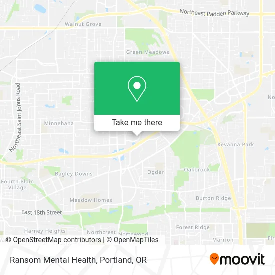 Ransom Mental Health map