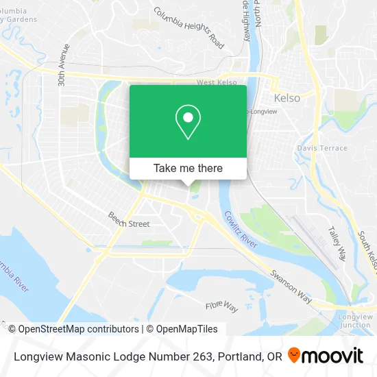 Longview Masonic Lodge Number 263 map