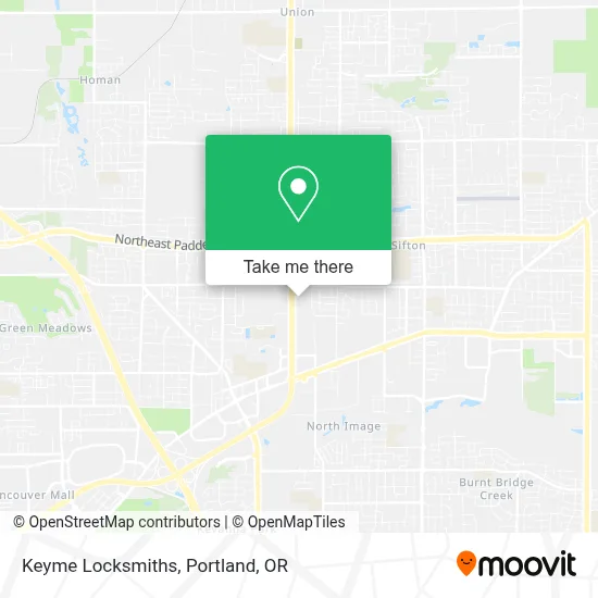 Keyme Locksmiths map