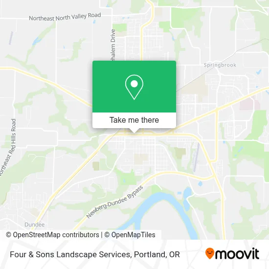 Four & Sons Landscape Services map