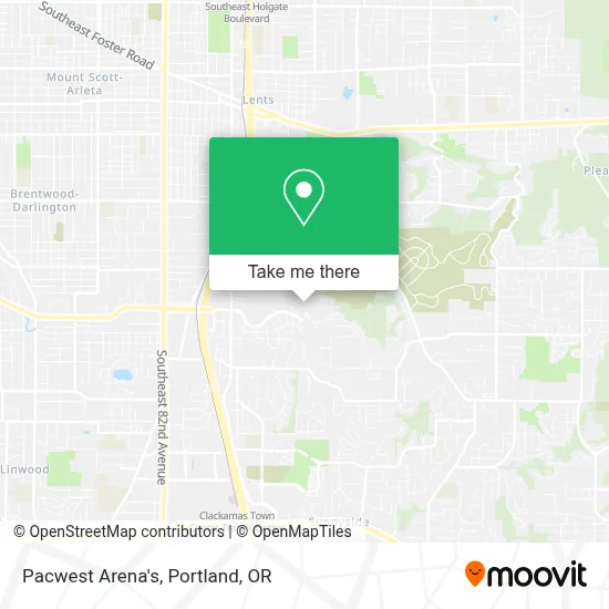 Pacwest Arena's map
