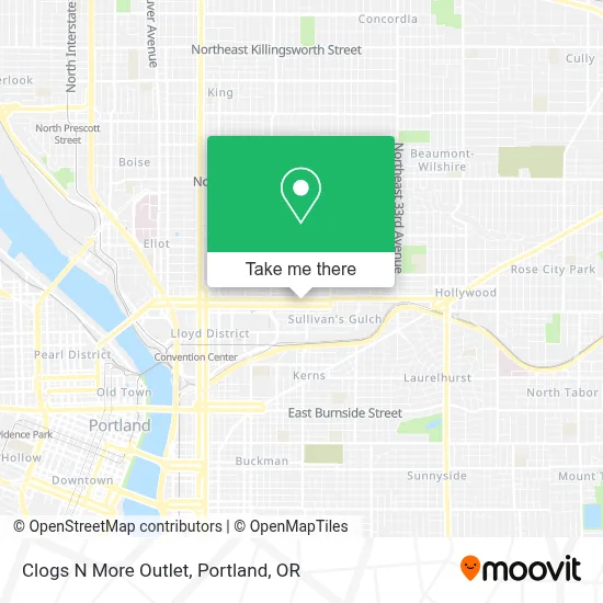 Clogs N More Outlet map