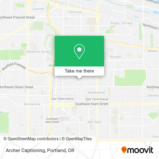 Archer Captioning map