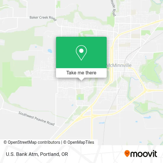 U.S. Bank Atm map