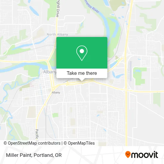 Miller Paint map
