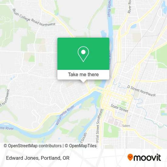 Edward Jones map