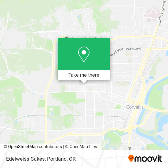Edelweiss Cakes map