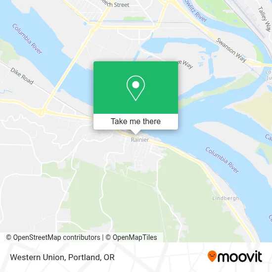 Western Union map
