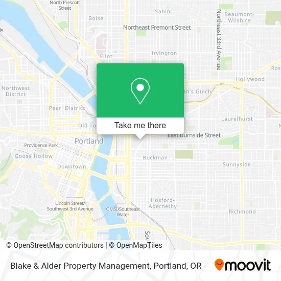 Blake & Alder Property Management map