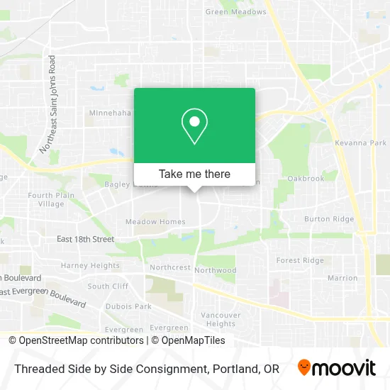 Threaded Side by Side Consignment map