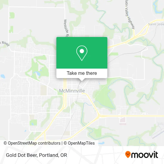 Gold Dot Beer map