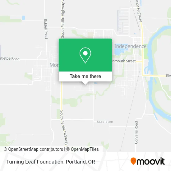 Turning Leaf Foundation map