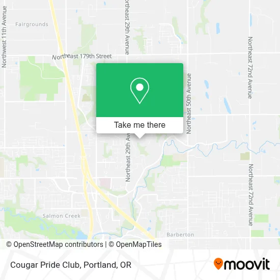 Cougar Pride Club map