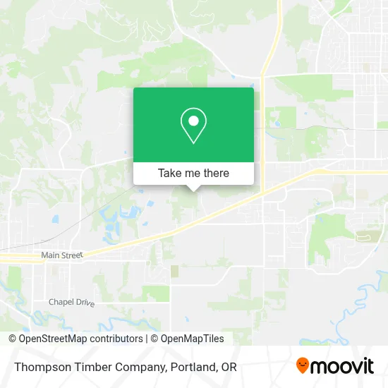 Thompson Timber Company map