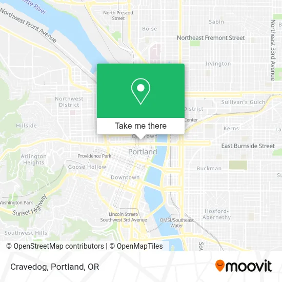 Cravedog map