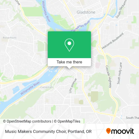 Music Makers Community Choir map