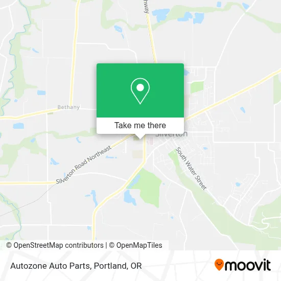 Autozone Auto Parts map