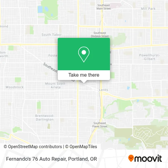 Fernando's 76 Auto Repair map
