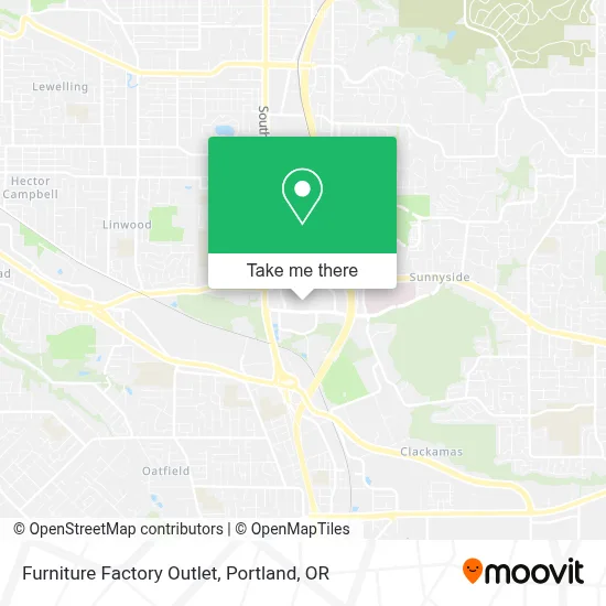 Furniture Factory Outlet map