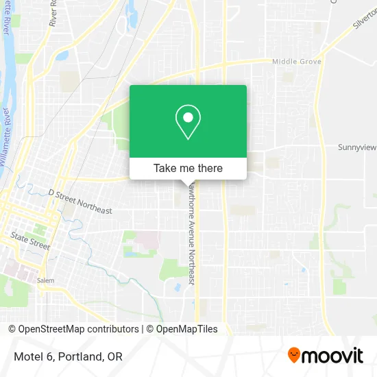 Motel 6 map