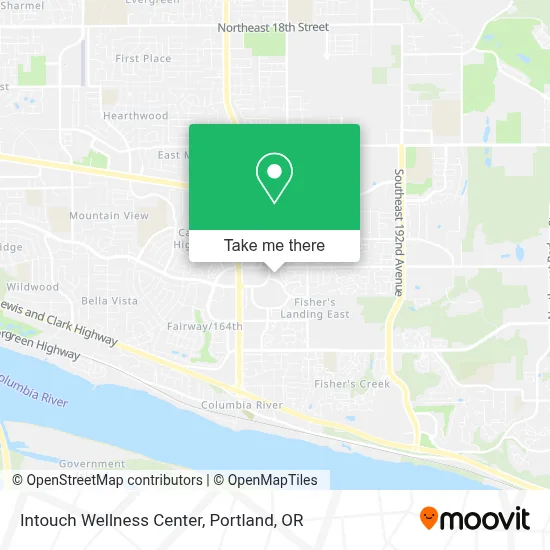 Intouch Wellness Center map