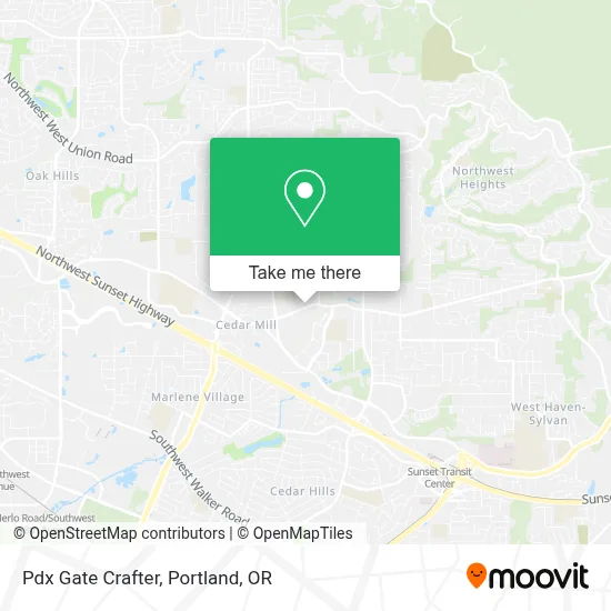 Pdx Gate Crafter map