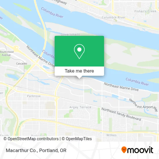 Macarthur Co. map
