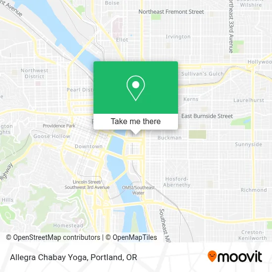 Allegra Chabay Yoga map