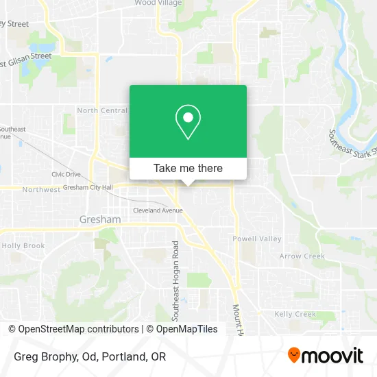 Greg Brophy, Od map