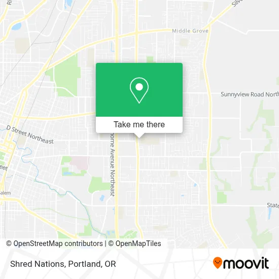 Shred Nations map