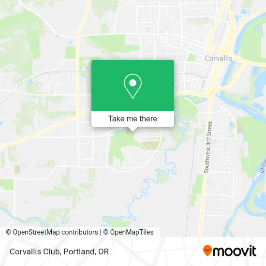 Corvallis Club map