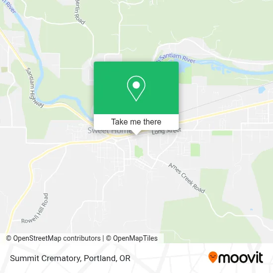 Summit Crematory map
