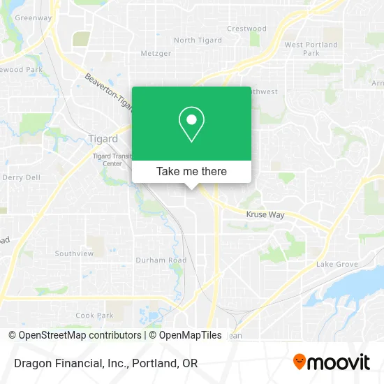 Dragon Financial, Inc. map