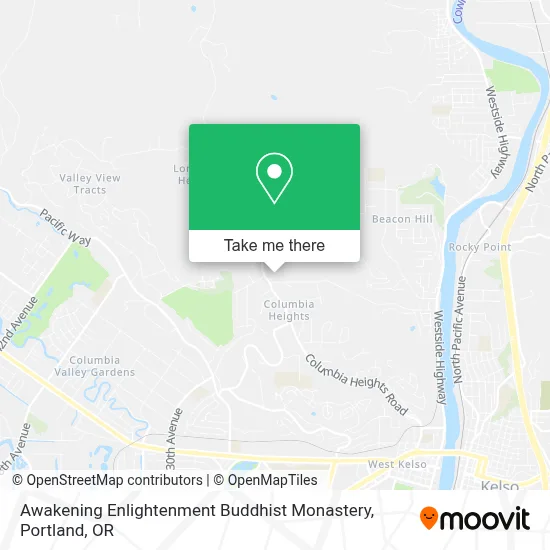 Awakening Enlightenment Buddhist Monastery map