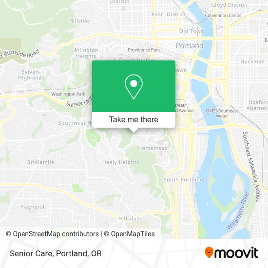 Senior Care map