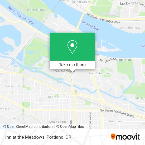 Inn at the Meadows map