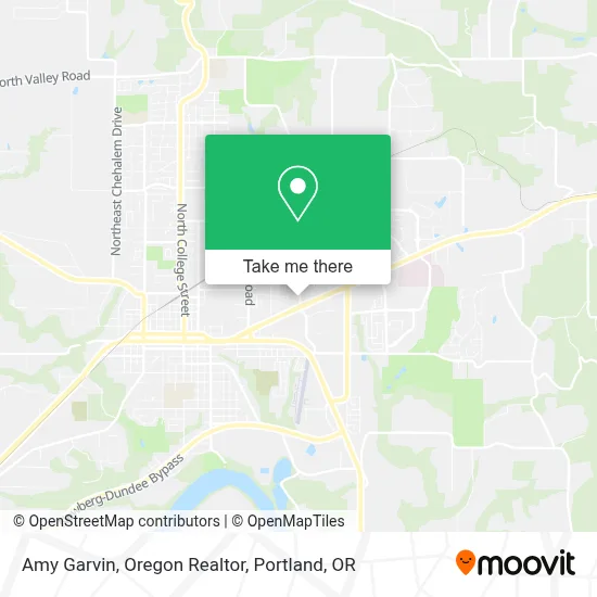 Amy Garvin, Oregon Realtor map