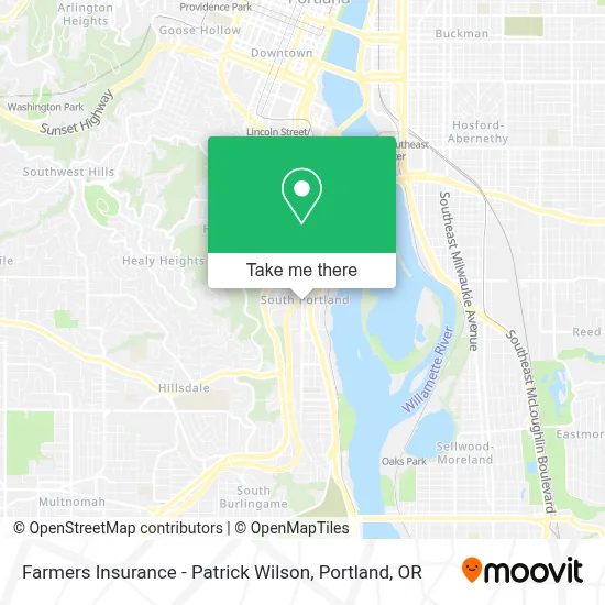 Farmers Insurance - Patrick Wilson map