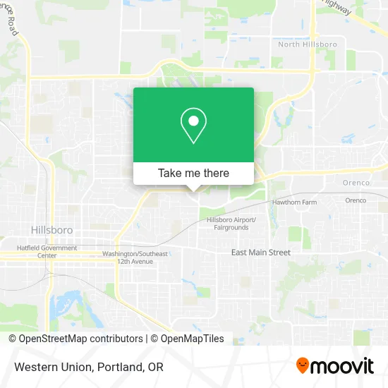 Western Union map