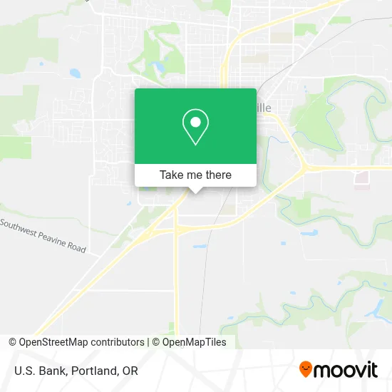 U.S. Bank map