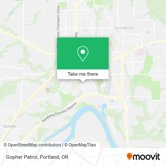 Gopher Patrol map