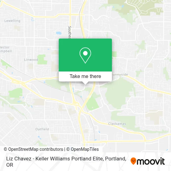 Liz Chavez - Keller Williams Portland Elite map