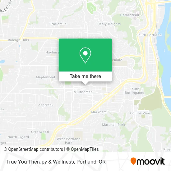 True You Therapy & Wellness map