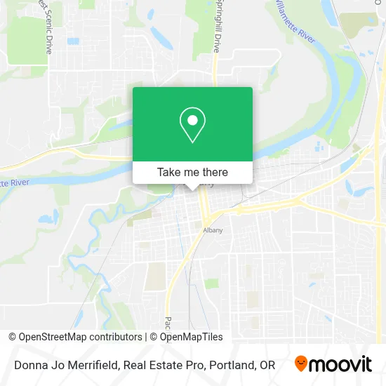 Donna Jo Merrifield, Real Estate Pro map