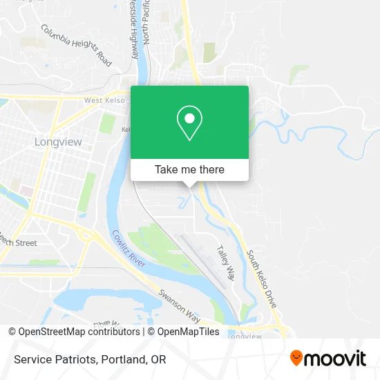 Service Patriots map