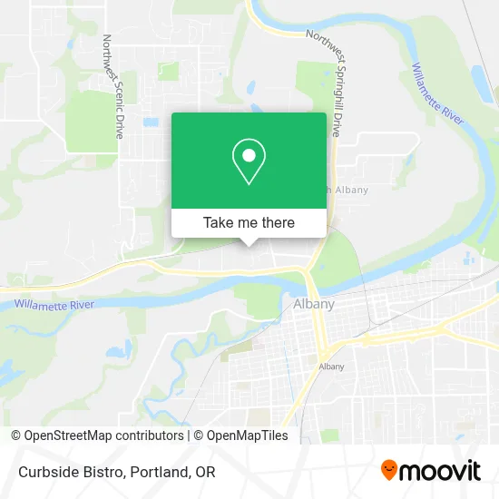 Curbside Bistro map