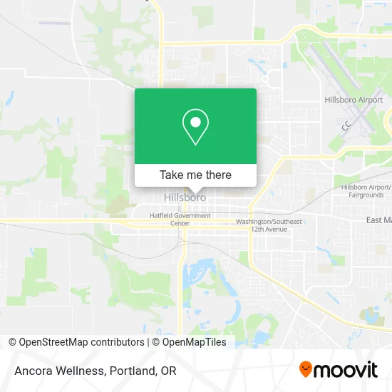 Ancora Wellness map