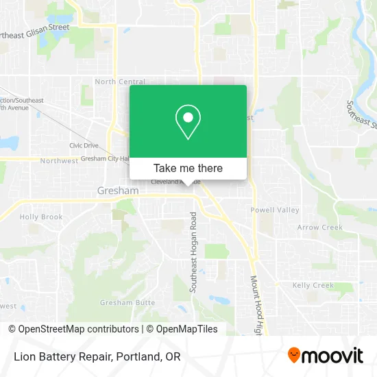Lion Battery Repair map