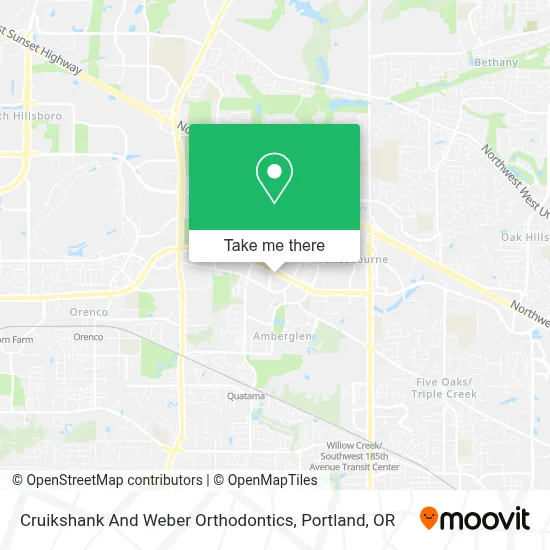 Cruikshank And Weber Orthodontics map